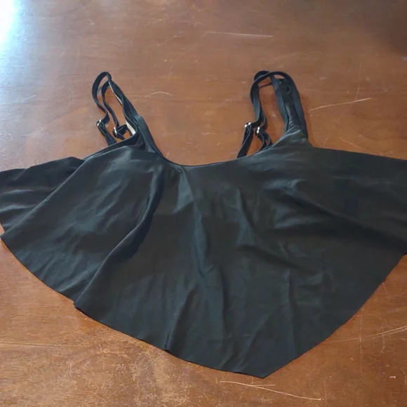Gorgeous Black Swimming Top Size L - Picture 1 of 5